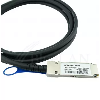 BlueOptics Extreme Networks AA1405029-E6 suderinamas BlueLAN DAC QSFP28 100GBASE-CR4 InfiniBand EDR 30AWG 1m pasyvus varinis dvigyslis kabelis