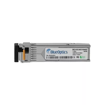 BlueOptics BO15C4931640D SFP siųstuvas-imtuvas, 1000BASE-BX, LC Simplex, 40 km, suderinamas su TP-Link SFP-BXD43-40KM