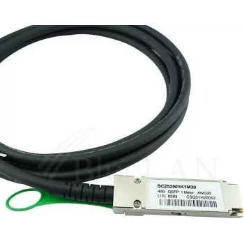 BlueOptics Centec CAB-Q-Q-50CM-CT Compatible BlueLAN DAC QSFP+ kabelis, 40GBASE-CR4, 0,5m, 30AWG