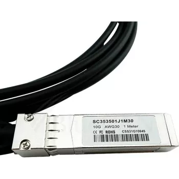 BlueOptics Compatible Watchguard SFP-10G-3M-WG BlueLAN 10GBASE-CR Passive SFP+ to SFP+ Direct Attach Cable, 3m, AWG30 (SFP-10G-3M-WG-BL)