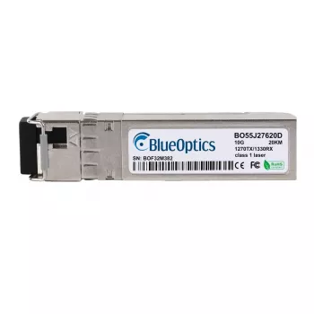 BlueOptics SFP+ 10GBase-BX-U Transceiver, 1270nm TX / 1330nm RX, LC Simplex, SMF, 20km, Compatible with Synology SFP-10G-BX-U