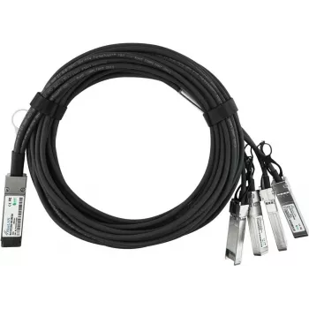 BlueOptics NVIDIA MCC1V30A-003 BlueLAN Passive 40GBASE-CR4 QSFP į 4x10GBASE-CR SFP+ tiesioginio prijungimo atšakos kabelis, 3 metrai