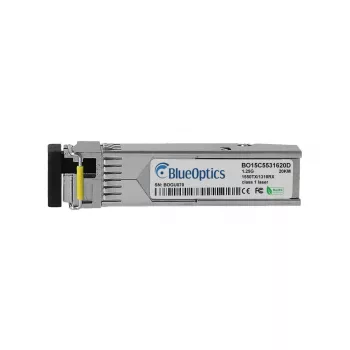 BlueOptics TP-Link ISM321A-20 suderinamas SFP siųstuvas-imtuvas, 1000BASE-BX-D, LC-Simplex, SMF, TX1550nm/RX1310nm, 20km