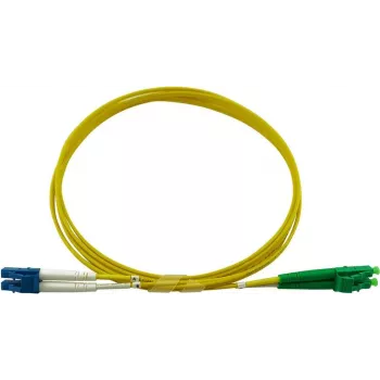 BlueOptics Duplex Fiber Optic Patch Cable LC-UPC to LC-APC Singlemode OS2 10 Meter
