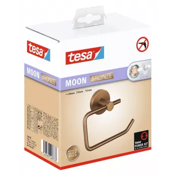 Tesa MOON BRONZE Toilet Paper Holder Self-Adhesive Metal