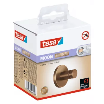 TESA MOON BRONZE Lipnus rankšluosčių kabliukas, metalinis, 6 kg