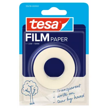 Tesa Film Paper 8x Transparent for Writing Folding