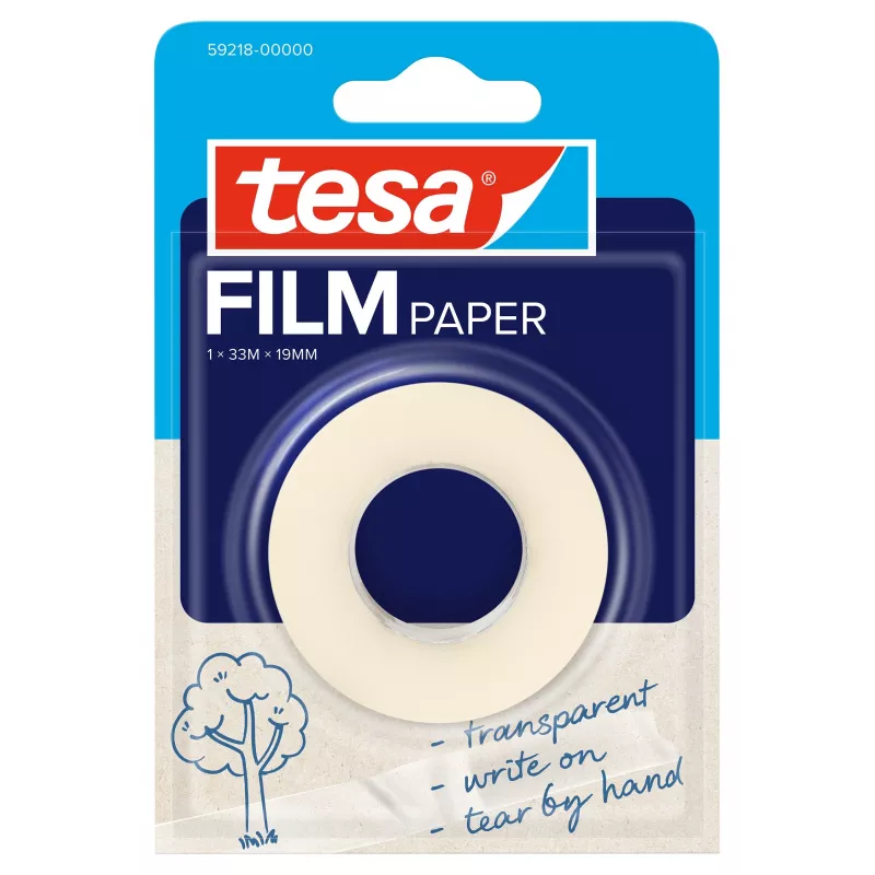 Tesa Film Paper 8x Transparent for Writing Folding