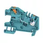 Weidmüller AITB 2.5 BB NDT BL Neutral Conductor Disconnect Terminal Block, Blue, 2,5 mm², Screw Connection