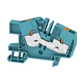 Weidmüller AITB 6 BB 2C BL praėjimo gnybtų blokas, 6 mm², mėlynas, 2668710000
