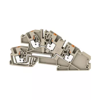 Weidmüller AITB 4 BB L-L gnybtų blokas, 4 mm², 400 V, 32 A, mėlynas, varžtinis sujungimas, DIN bėgelis