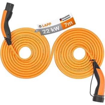 Lapp Mobility Type 2 Helix Įkrovimo Laidas 22 kW 7 m Oranžinis