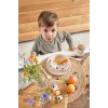Lassig Little Mateys 5 dalių pietų rinkinys Royal Blue – lėkštė, dubuo, puodelis, šaukštas, šakutė