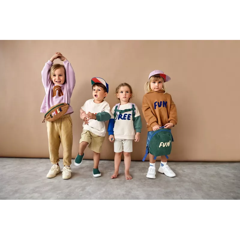 Lassig Organic Cotton Hoodie Little Gang Free Milky 2-4 Years