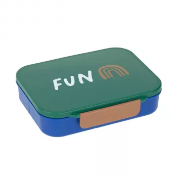 Lassig Bento Little Gang Rainbow Green Bento Box 1200 ml