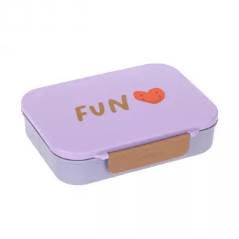 Lassig Bento 12100157012 Little Gang Heart purpurinis pietų dėžutė