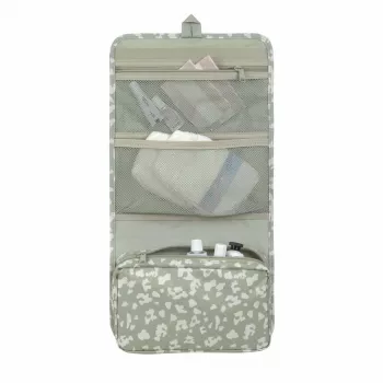 Lässig Green Label vystymo krepšelis XL, Leo, 1,9 l, 26 x 4,5 x 19 cm, su vandeniui atspariu vystymo kilimėliu, perdirbtas poliesteris, Light Khaki