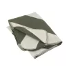 Palopa Ida M dryžuotas šunų antklodė tamsiai žalia
