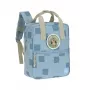 Lassig Mini Backpack Square Pattern Party Blue 3.5L