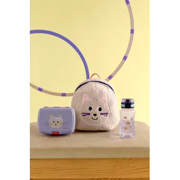 Lassig Tiny Team Tritan gertuvė 420ml Kitten