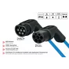 kabelmeister® EV Įkrovimo Kabelis Mode 3, Type 2 Kištukas į Lizdą, 3 Fazės, 16 A, 11 kW, Mėlynas, 5 m