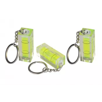 Kabelmeister Mini Spirit Level su raktų pakabuko žiedu - 3 vienetų rinkinys