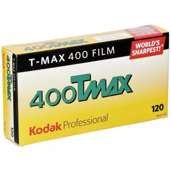 Kodak TMY 400 T-Max 120 juodai baltos neigiamos fotojuostos, 5 ritinėlių paketas
