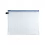 FolderSys A4 Document Zipper Bag Transparent