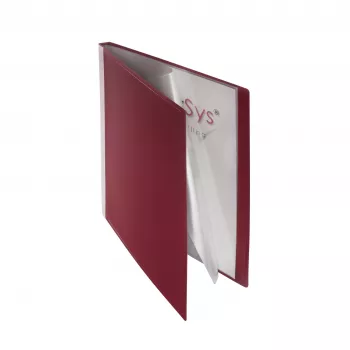 FolderSys Display Book Bordeaux su 10 kišenių A4