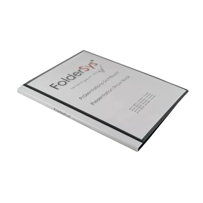 FolderSys Display Book A4 Black with 10 Sleeves