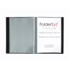 FolderSys Display Book A4 Black with 10 Sleeves