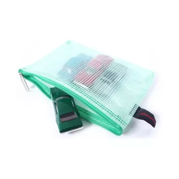 FolderSys 10 Zipper Bags A6 Transparent