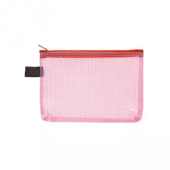 FOLDERSYS 10 A6 Zipper Pouches Transparent PVC