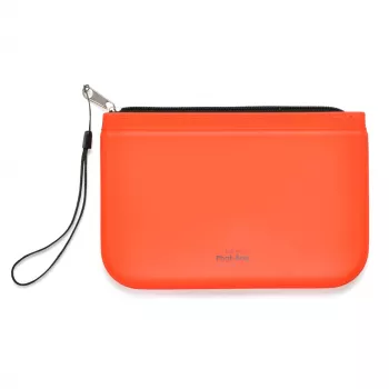 FolderSys PHAT BAG silikoninis maišelis su užtrauktuku A6, raudonas (40486-80)