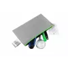 FolderSys Zipper Pouch DL Grey Opaque Non-Woven PP 120 x 220 mm