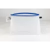 Foldersys Document Zipper Bag A4 Transparent/Blue 0,28 mm 1 pc