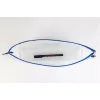 Foldersys Document Zipper Bag A4 Transparent/Blue 0,28 mm 1 pc