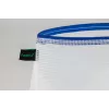 Foldersys Document Zipper Bag A4 Transparent/Blue 0,28 mm 1 pc