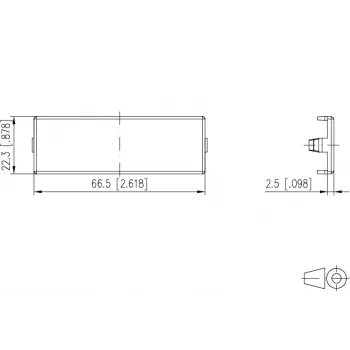 METZ CONNECT BTR E-DAT subway Blind Cover Pearl White
