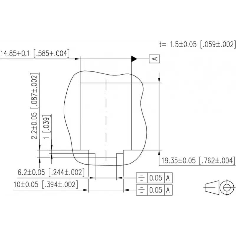 METZ CONNECT ST Simplex Fiber Optic Adapter Multimode/Singlemode White