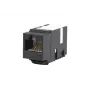 METZ CONNECT 130A10-29-I-B1 Flat Black RJ45 Female Cat6A Shielded Keystone Module