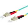 METZ CONNECT 151J1JOJO50E Skaidulinės optikos šuolis LC Duplex – LC Duplex 50/125µm Multimode OM3 5m Aqua