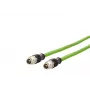 METZ CONNECT M12 pramoninis Ethernet jungiamasis kabelis, Cat.6A, 10 m, žalias