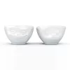 FIFTYEIGHT PRODUCTS Small Bowl Set 100ml Grinning & Kissing White