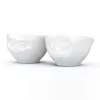 FIFTYEIGHT PRODUCTS Small Bowl Set 100ml Grinning & Kissing White