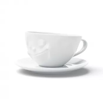 FIFTYEIGHT PRODUCTS FIFTYEIGHT Coffee Mug 200ml - Happy White
