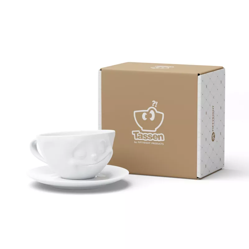 FIFTYEIGHT PRODUCTS FIFTYEIGHT Coffee Mug 200ml - Happy White