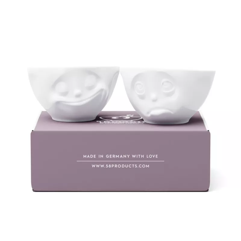 FIFTYEIGHT PRODUCTS Dubenėlių rinkinys 200ml - Happy & Oh Please White