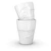 FIFTYEIGHT PRODUCTS 350ml Puodelis - Grumpy & Mischievous Baltas