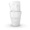 FIFTYEIGHT PRODUCTS 350ml Puodelis - Grumpy & Mischievous Baltas